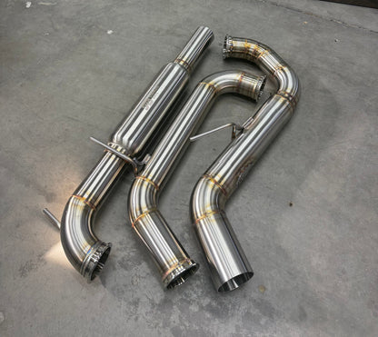 CCdesign **MK8** VW Golf GTI 3.5" Single Exit Catback Exhaust (Driver Side)