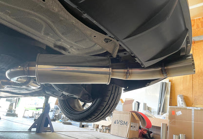 CCdesign 8V Audi S3 3" Single Exit Catback Exhaust (Passenger Side)