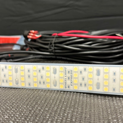 Quad Row White Portal Lights