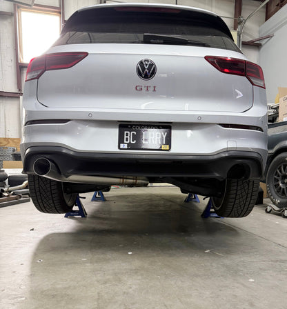 CCdesign **MK8** VW Golf GTI 3" Single Exit Catback Exhaust (Driver Side)