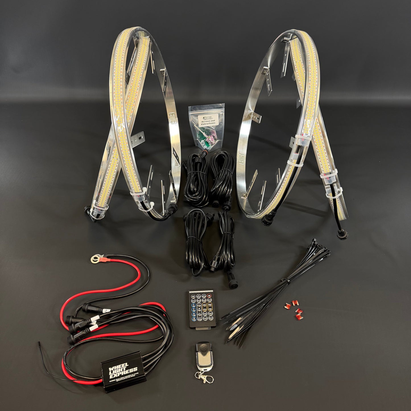 Double Row White High Density Wheel Lights