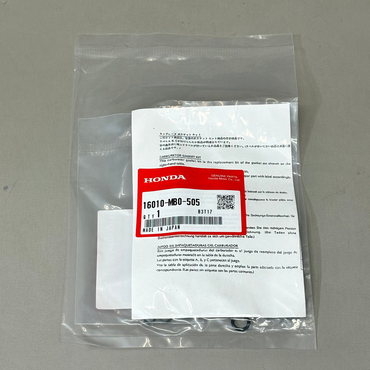 HONDA Gasket Set Magna - VF750C Genuine OEM 16010-MB0-505