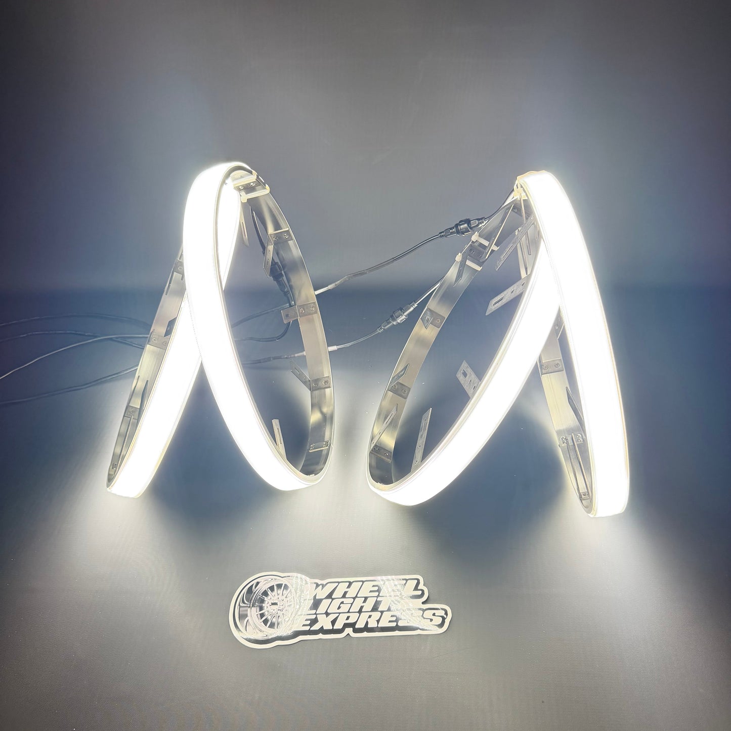 Quad Row White Ultra High Density Wheel Lights