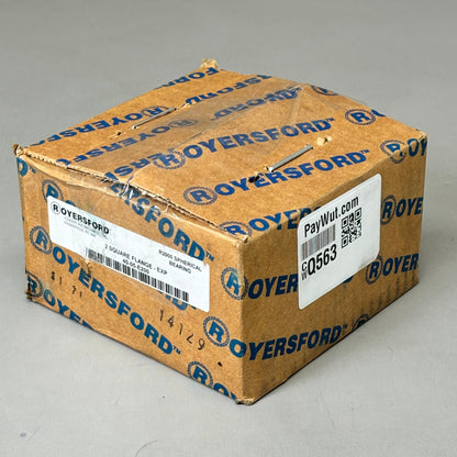 ROYERSFORD R2000 Spherical Bearing 2 Square Flange Expansion Red 40-05-E200