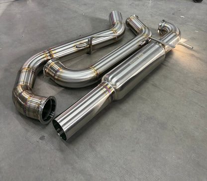 CCdesign **MK8** VW Golf GTI 3.5" Single Exit Catback Exhaust (Driver Side)