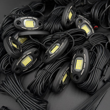 12 Piece High Density Rock Light Kit
