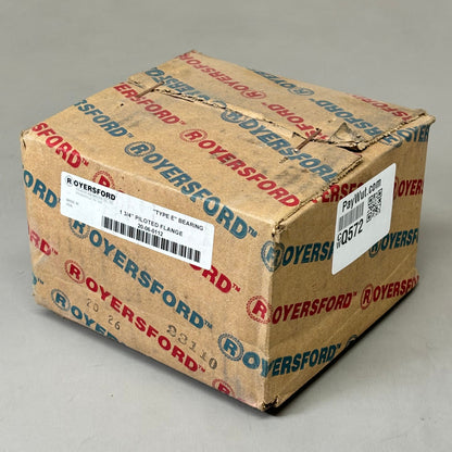 ROYERSFORD Type E Piloted Flange Bearings 1-3/4" Non-Expansion Blue 20-06-0112