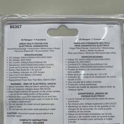DORMAN Digital Multimeter Tools For Electrical Diagnostics 85357