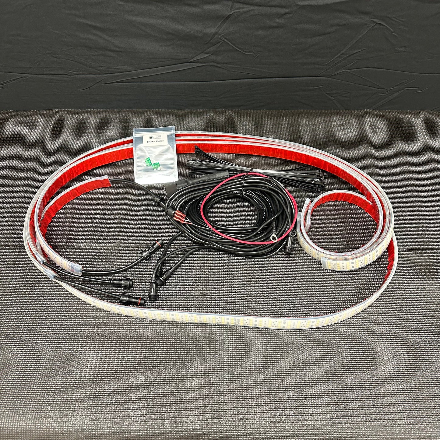 Quad Row White Portal Lights
