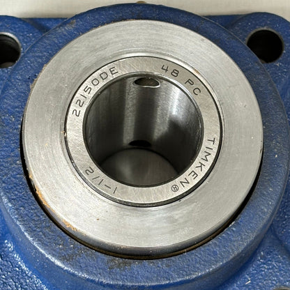 ROYERSFORD Type E 4-Bolt Square Flange Bearing 1-1/2" Dual Locking 20-05-0108