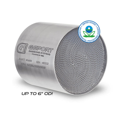 G-Sport Gen2 EPA Compliant Catalytic Converter Core - 4.000" Body x 4.000" Long (50200)
