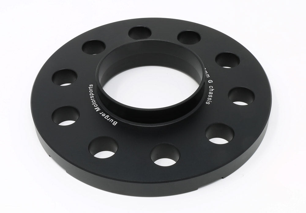 G chassis BMW 10mm wheel spacers by Burger Motorsports