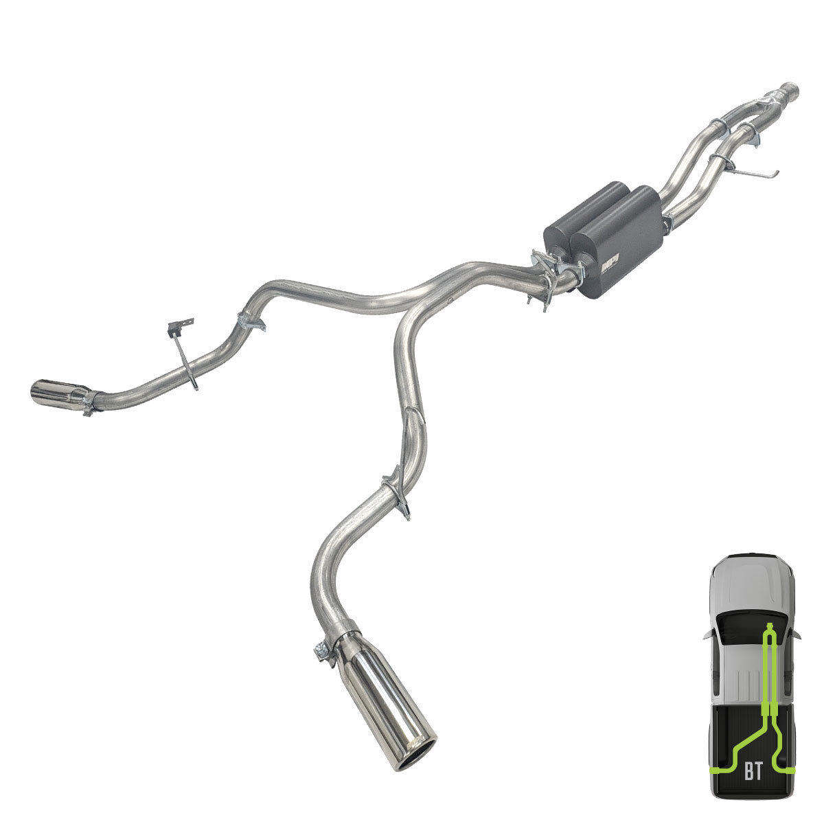 Suburban/Yukon, 2015-2020, 6.2L - Stainless - MPI Exhaust Cat-Back Kits