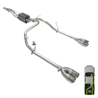 Suburban/Yukon, 2015-2020, 6.2L, Clamp/on - MPI Exhaust Cat-Back Dual Exhaust Kits