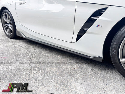 [JPMCarbon] AG Style Carbon Fiber Side Skirt Lips Fits For 2019-2024 BMW G29 Z4 with M-Sport Package Only