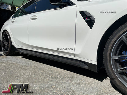 [JPMCarbon] MP Style Dry Carbon Replacement Side Skirts Fits For 2020-2025 BMW G80 M3 Only