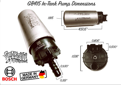 540lph Bosch Fuel Pump - Universal In-Tank Fuel Pumps