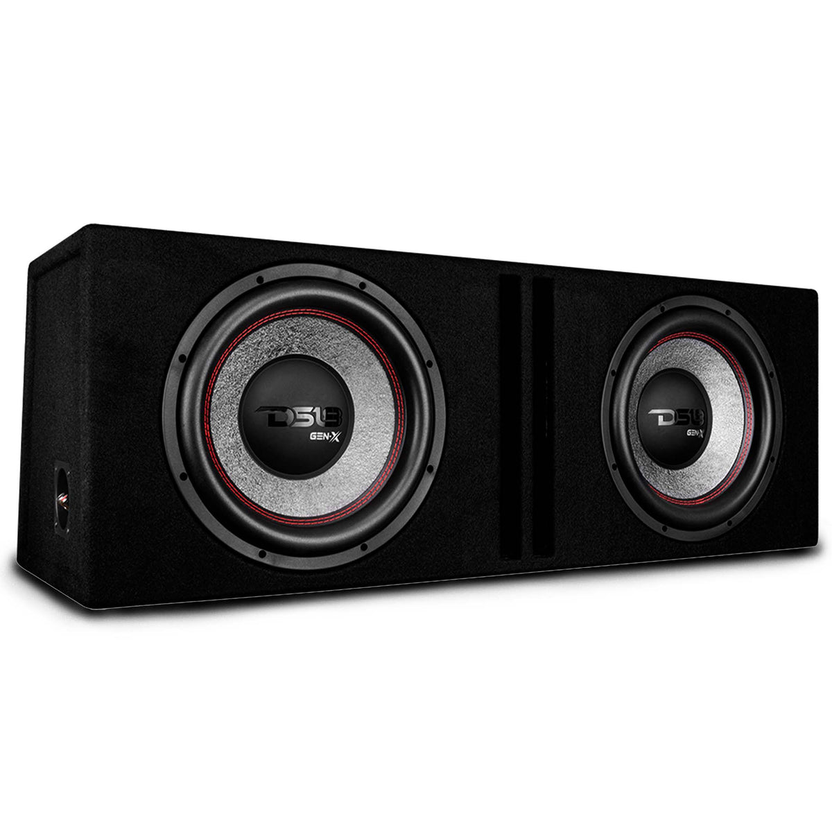 Dual 12" Loaded Subwoofer Ported Enclosure With GEN-X124D 900 Watts RMS