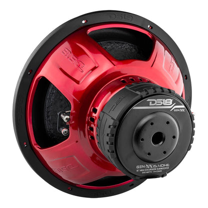 GEN-XX 15" High Excursion Subwoofer Double Stacked Magnets 600 Watts Rms DVC  4-Ohm