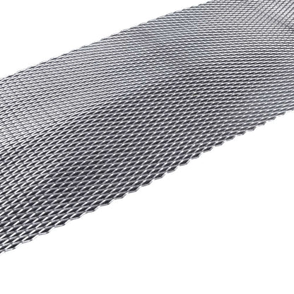 Universal Silver Grille Prismatic Mesh Diy Bumper Grill Kit