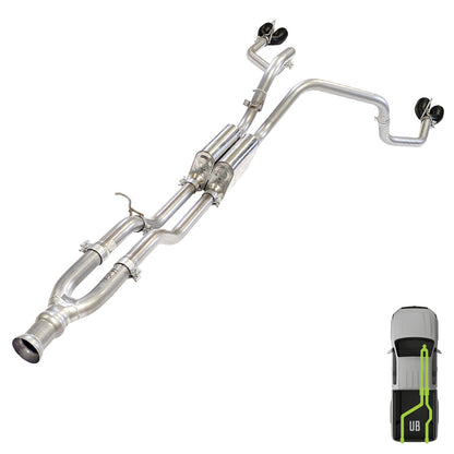Suburban/Yukon, 2021-2025, 6.2L, Stainless - MPI Exhaust Cat-Back Dual Exhaust Kits