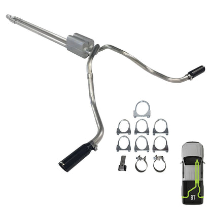 GMC/Chevy, 2007-2013, 5.3L, Clamp/On - Truck Cat-Back Dual Exhaust Kits