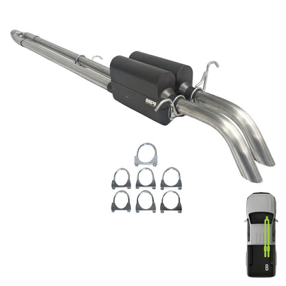 GMC/Chevy, 2014-2018, 5.3L - MPI Bullnoze Exhaust Series