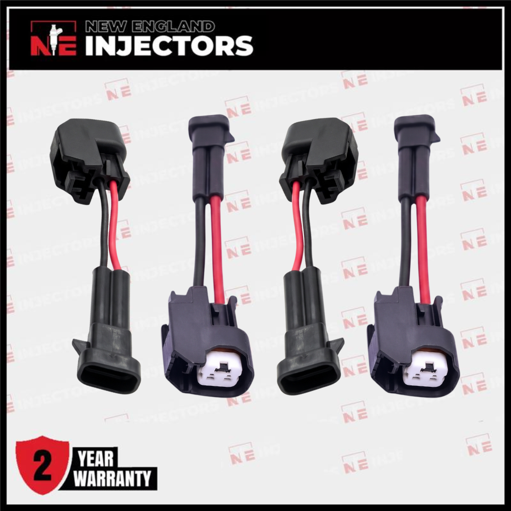 Injector Adapter For GM Multec Male to EV6/EV14 Female LS2 LS3 LS7 Set of 4