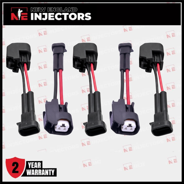 Injector Adapter For GM Multec Male to EV6/EV14 Female LS2 LS3 LS7 Set of 5