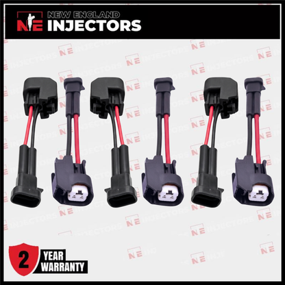 Injector Adapter For GM Multec Male to EV6/EV14 Female LS2 LS3 LS7 Set of 6