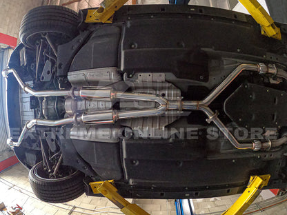 2014-Present Infiniti Q50 Mid Pipe Muffler Delete Axle Back Exhaust Kit