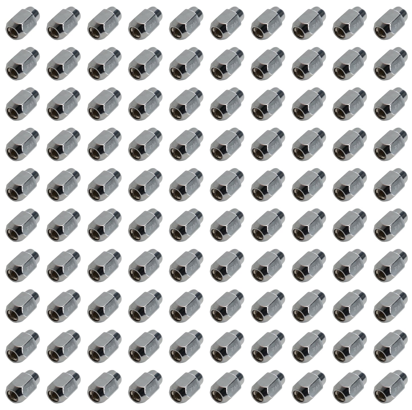 100 Lugnuts 7/16 Acorn 13/16 Hex
