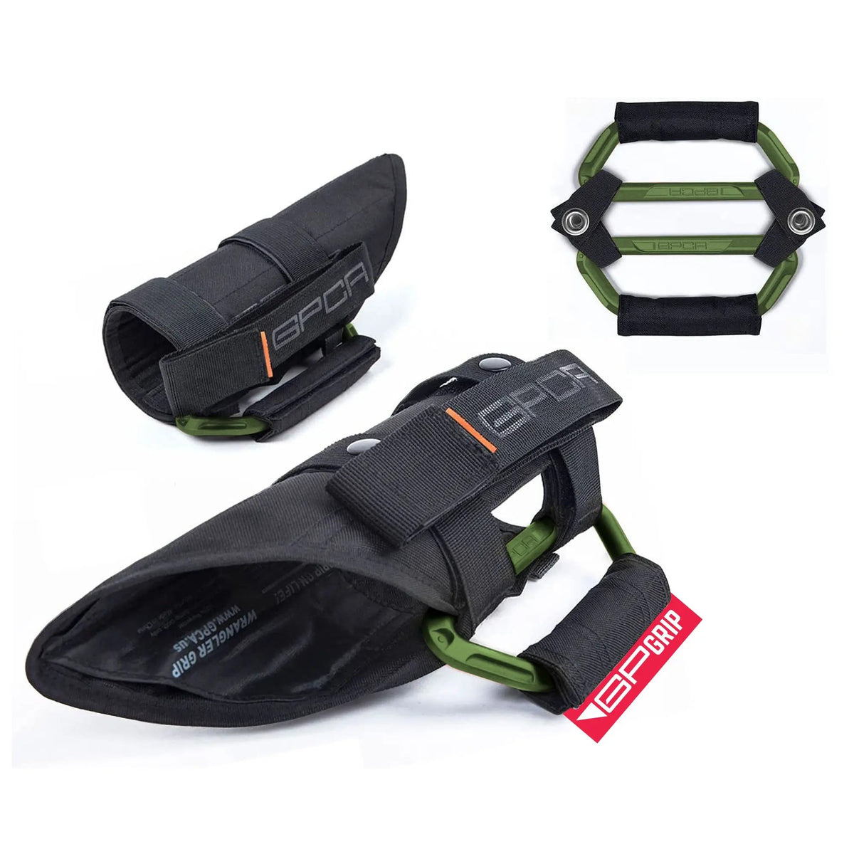 GP-Grip PRO Foldable Color Handles — Jeep Wrangler (2007–2023)