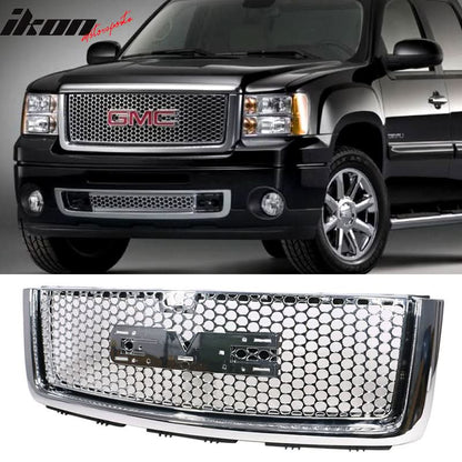 2007-2013 GMC Sierra 1500 Car Front Grille Upper Hood  Guards ABS