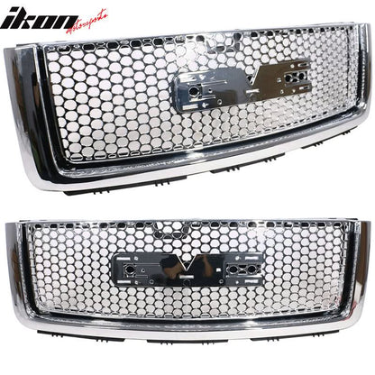 2007-2013 GMC Sierra 1500 Car Front Grille Upper Hood  Guards ABS