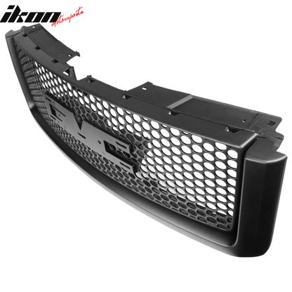 2007-2013 GMC Sierra 1500 Car Front Grille Upper Hood  Guards ABS
