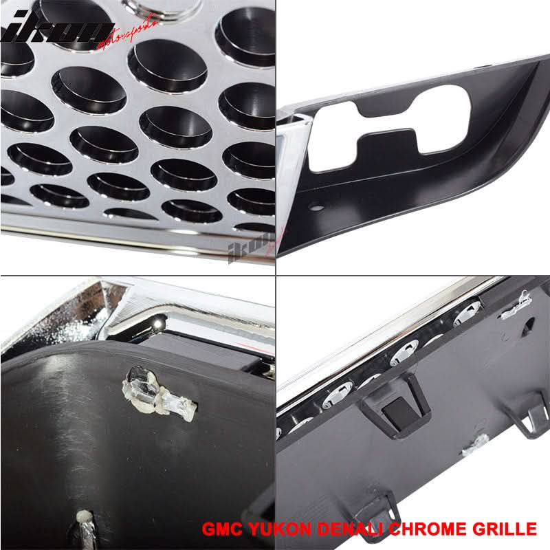 Fits 07-14 GMC Yukon /Yukon XL 1500 Denali Honeycomb Mesh Front Hood L