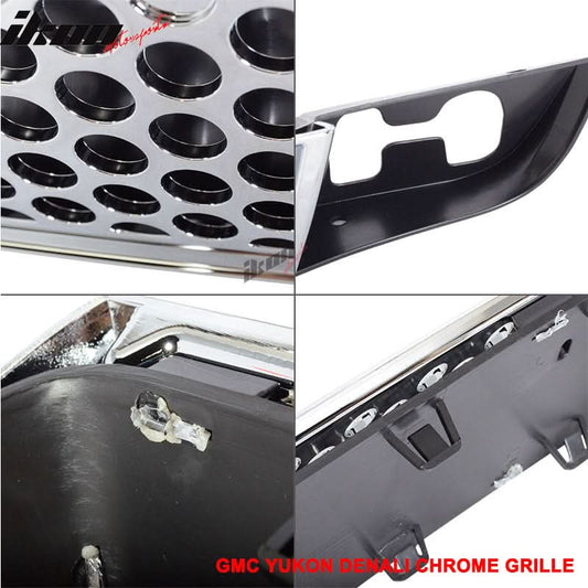 Fits 07-14 GMC Yukon /Yukon XL 1500 Denali Honeycomb Mesh Front Hood L