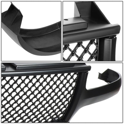 99-02 Chevy Silverado / 00-06 Suburban Glossy Mesh Grille - Matte Black