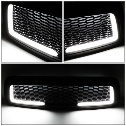 09-12 Dodge Ram 1500 Honeycomb Style LED DRL Grille - Matte Black