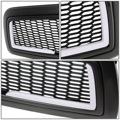 09-12 Dodge Ram 1500 Honeycomb Style LED DRL Grille - Matte Black