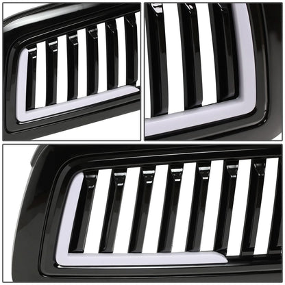 09-12 Dodge Ram 1500 Vertical Fence Style Grille w/ LED DRL Lights