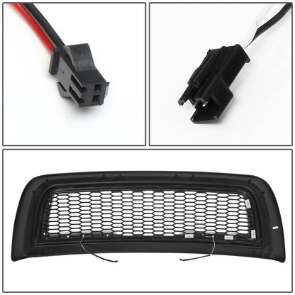 2010-2018 Dodge Ram 2500/3500 Honeycomb Mesh Grille with LED DRL