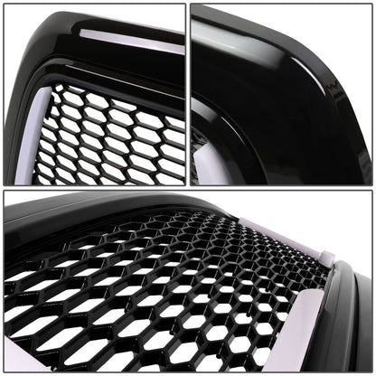 2010-2018 Dodge Ram 2500/3500 Honeycomb Mesh Grille with LED DRL