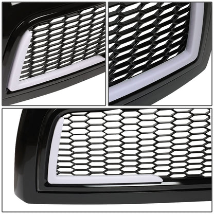 2010-2018 Dodge Ram 2500/3500 Honeycomb Mesh Grille with LED DRL
