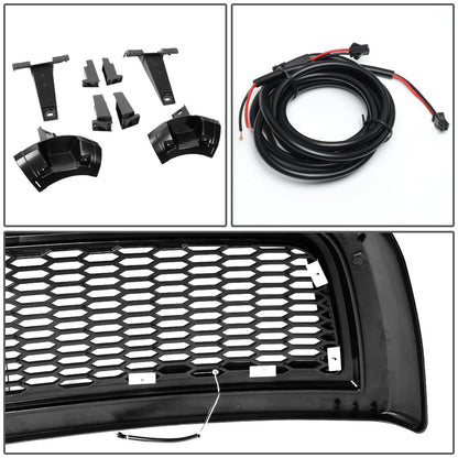 2010-2018 Dodge Ram 2500/3500 Honeycomb Mesh Grille with LED DRL