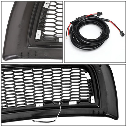 2010-2018 Dodge Ram 2500 3500 Honeycomb Mesh Grille with LED DRL