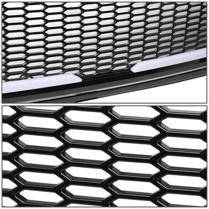 2015-2017 Ford F-150 Honeycomb Mesh Grille with LED DRL Lights