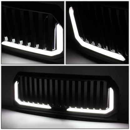 2015-2017 Ford F-150 Vertical Fence Style LED DRL Grille