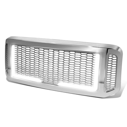 2005-2007 Ford F-250/F-350/F-450/F-550 Honeycomb Grille w/ LED DRL